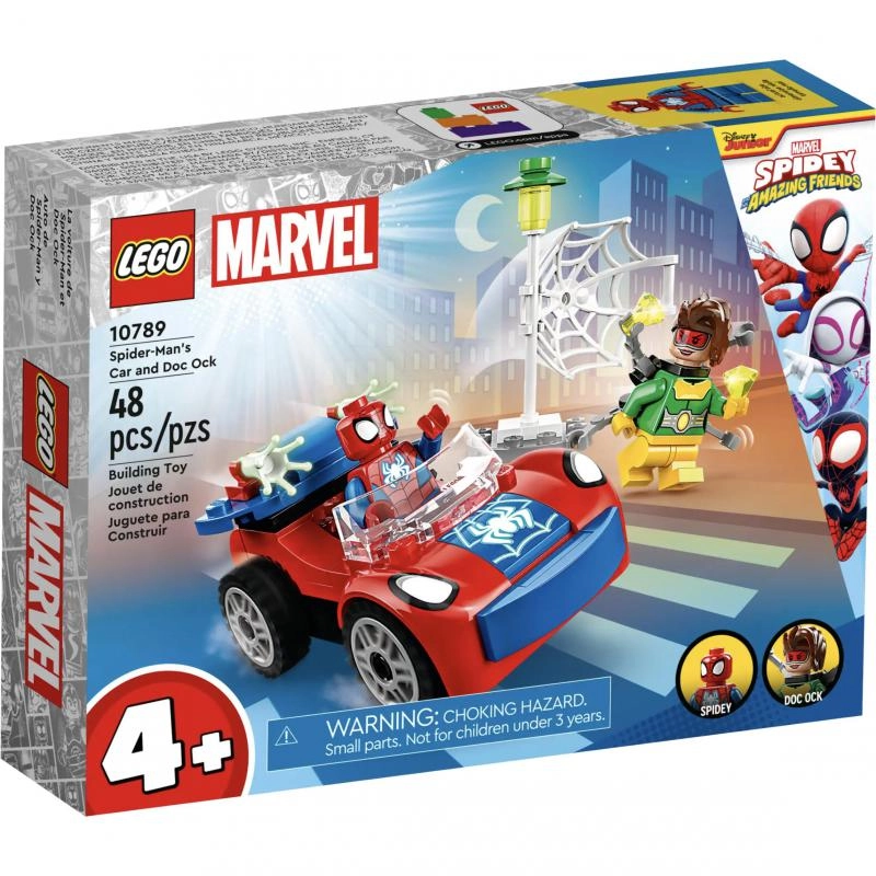 Marvel Spider-Man's Car and Doc Ock Set - Glow in the Dark 4+ Years