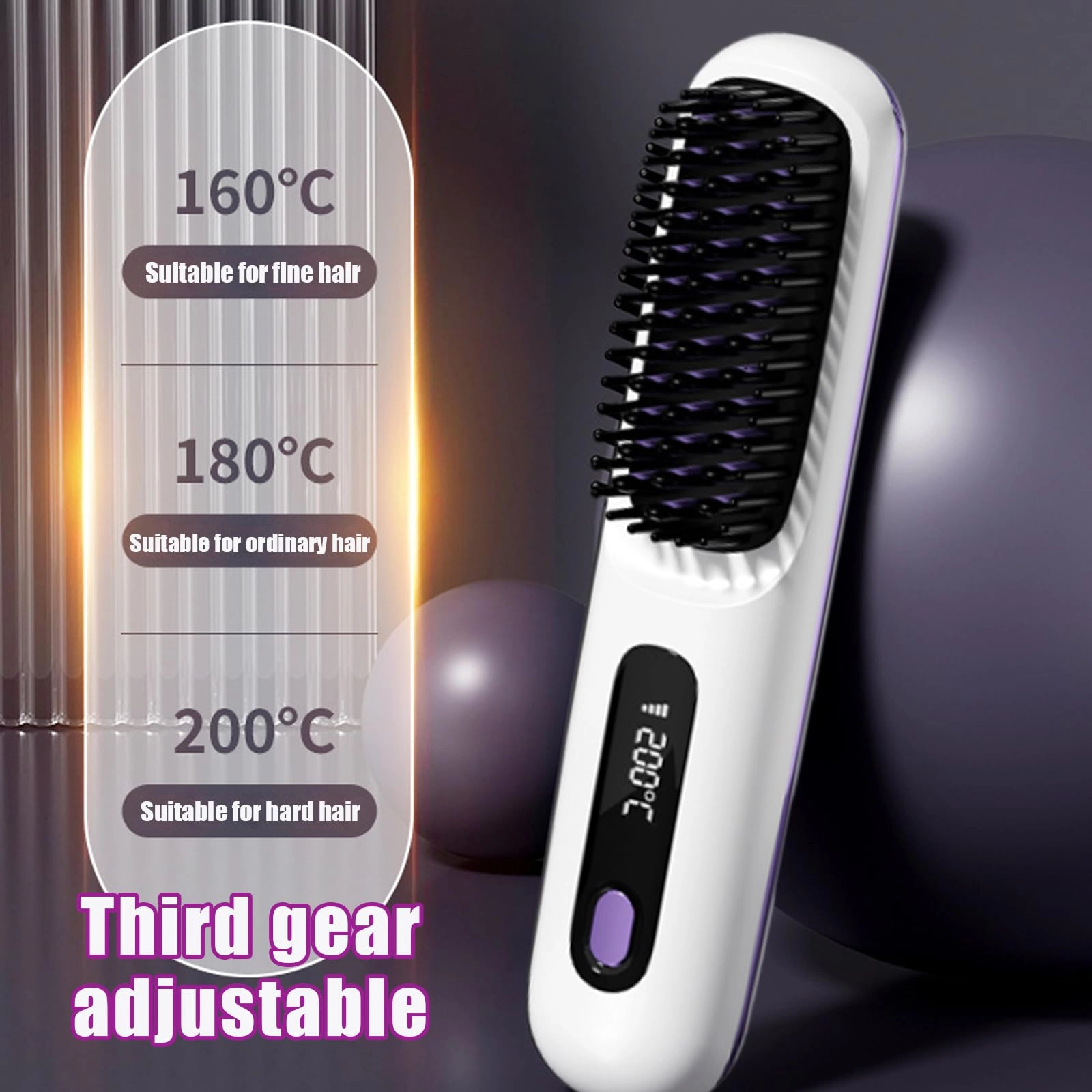 Go Brush Pro - Cordless 3 Heat Settings
