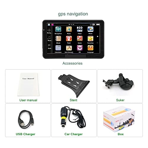 GPS Navigator - 4.3 inch 256MB+8GB South America Map 89465167451