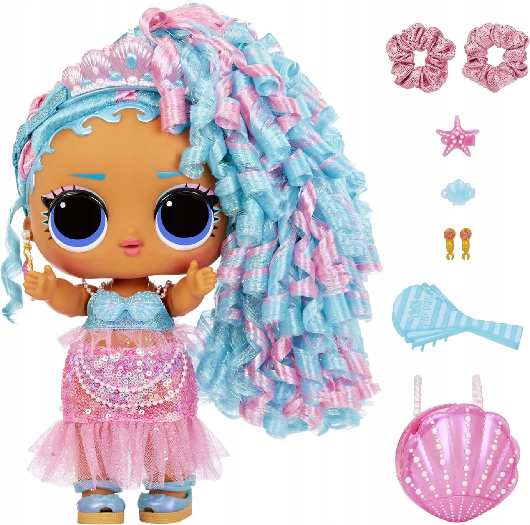 MGA Entertainment Splash Queen Big Baby Doll - 11" Rooted Hair Ages 4+