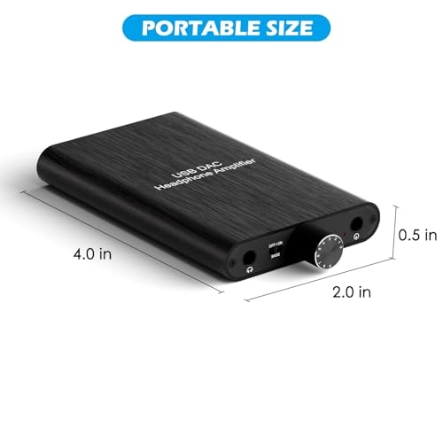 Headphone Amplifier - 16-600Ω USB-C 3000mAh