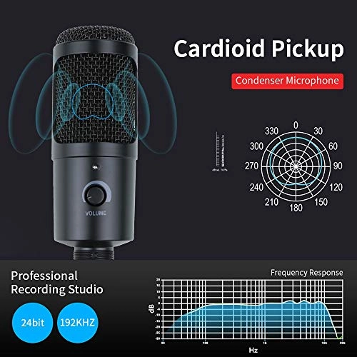 Dynamic Wired Game Condenser Microphone USB Microphone