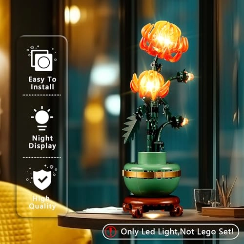 Light Kit for LEGO 10368 Chrysanthemum - Plastic 1