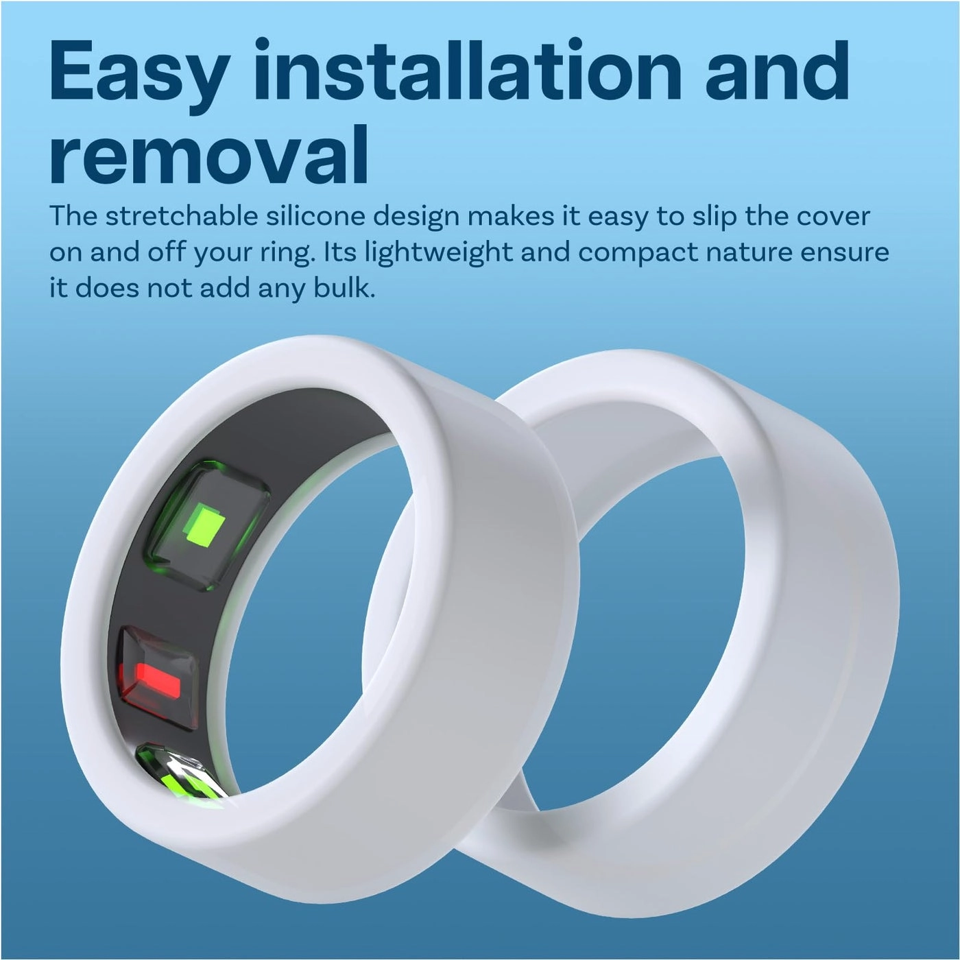 Ring Protector for Samsung Galaxy Ring - 6 pcs (Size 6-13) - Samsung Galaxy Ring Oura Ring Gen3 RingConn Ultrahuman Ring Air