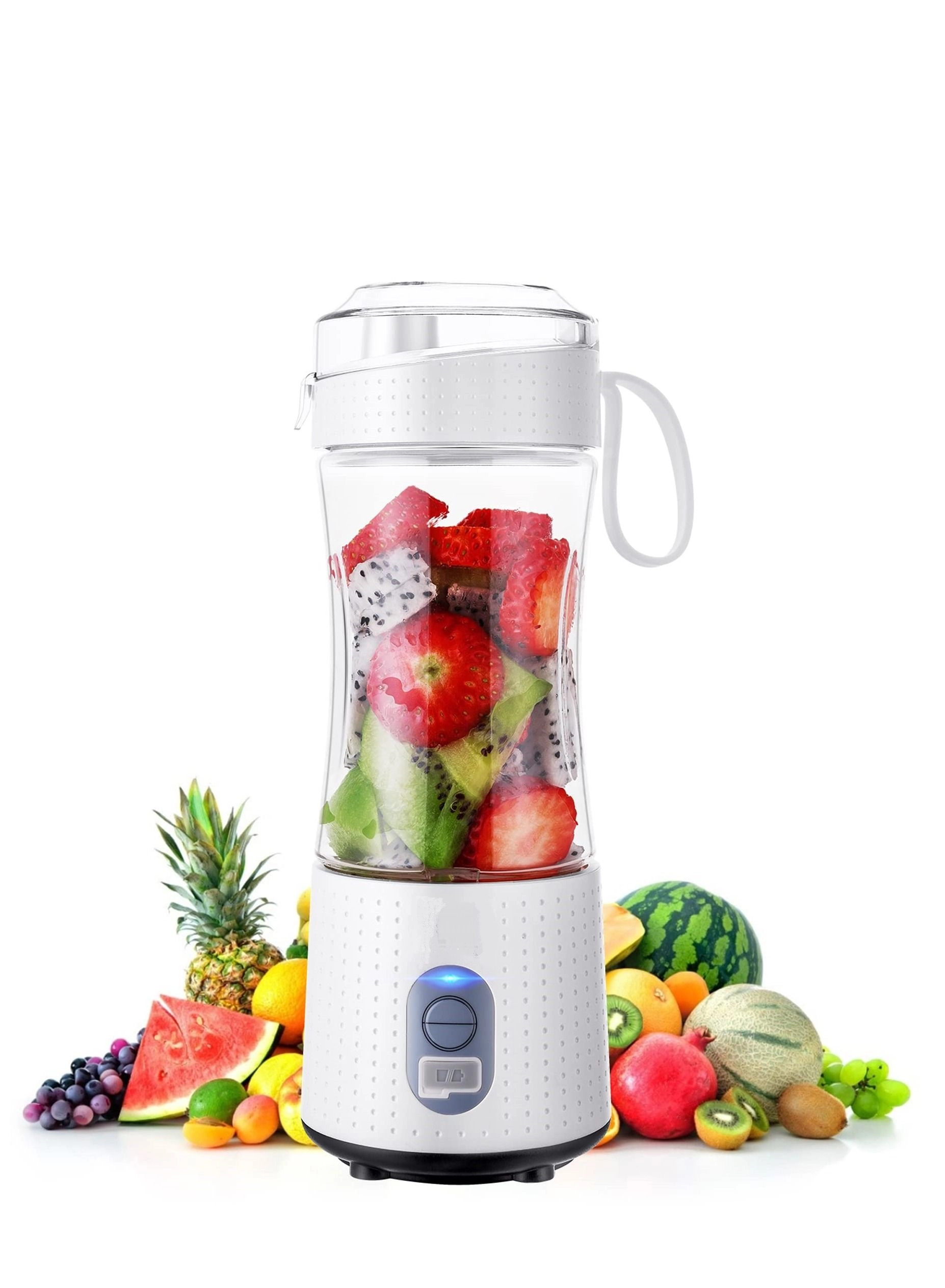 Portable Blender Smoothie Maker - Rechargeable Leakproof Lid Sip Spout