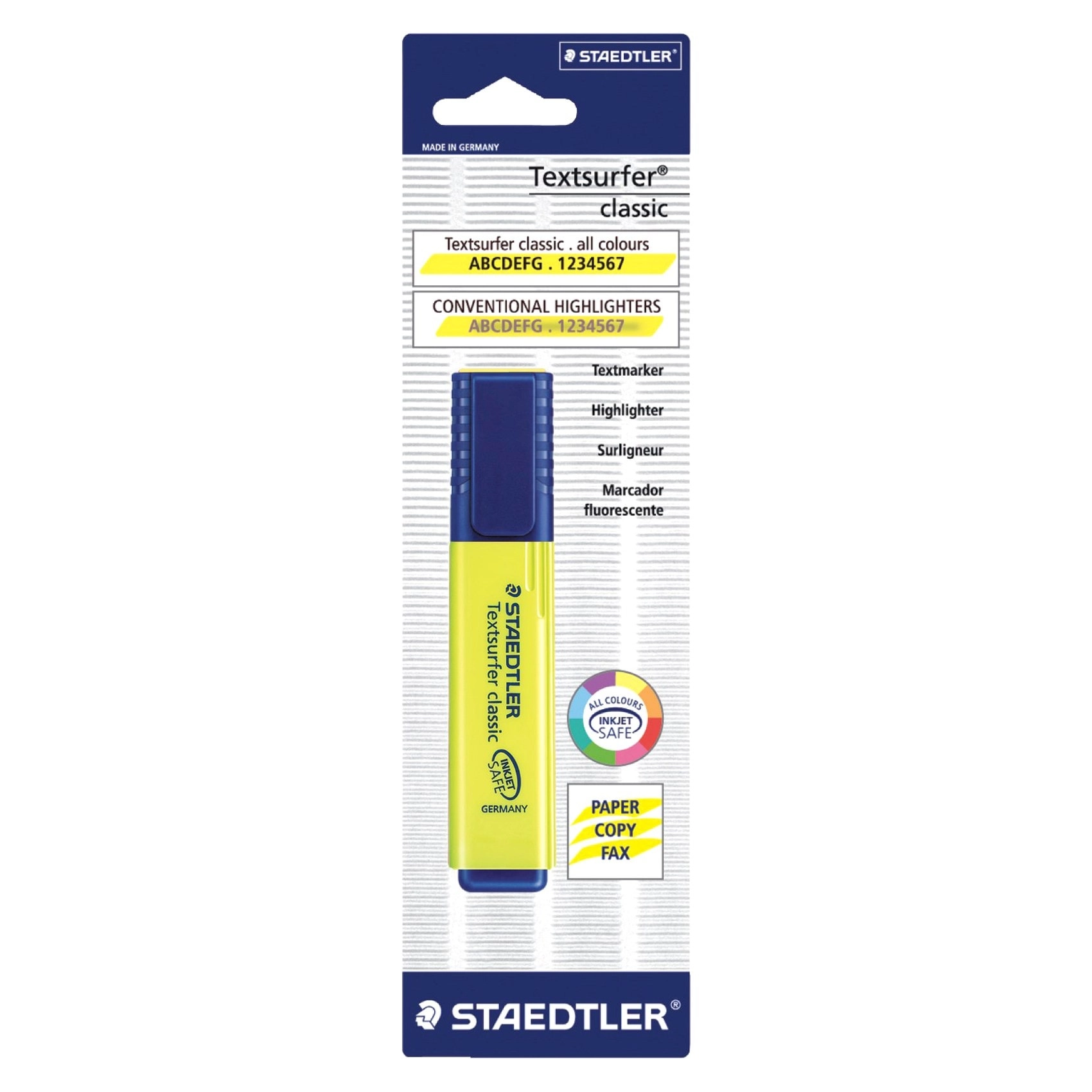 Staedtler Textsurfer Classic - Yellow Chisel tip