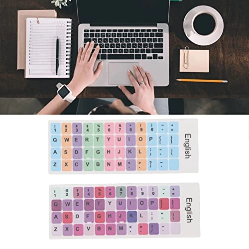 Keyboard Stickers - 2pcs English PVC