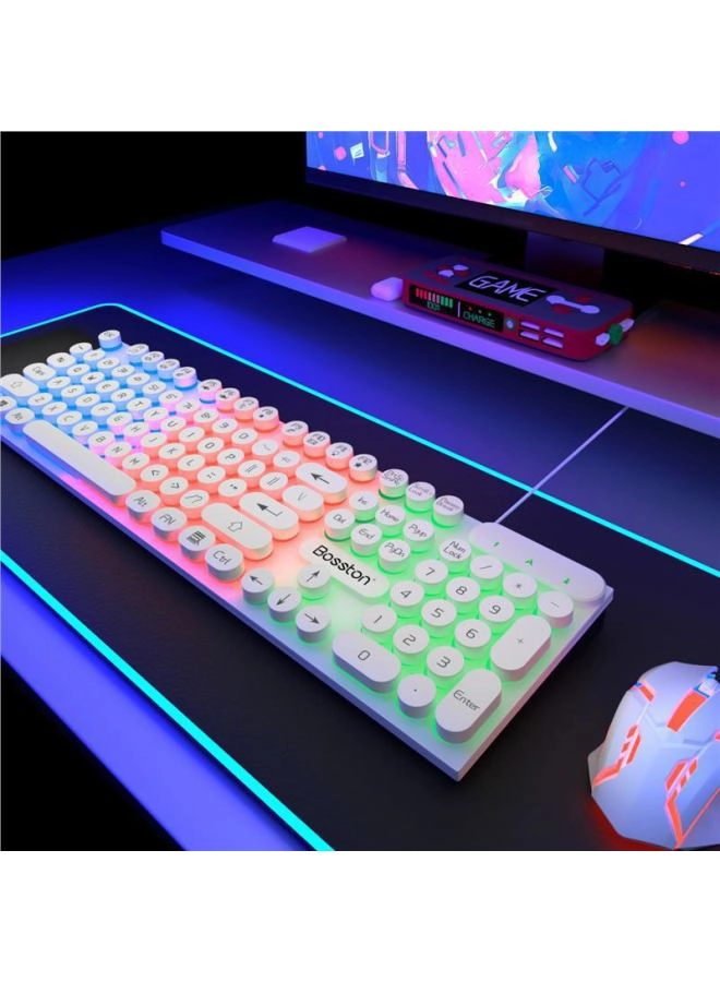 Zhaoyin Steampunk Keyboard And Mouse Suit - Wired