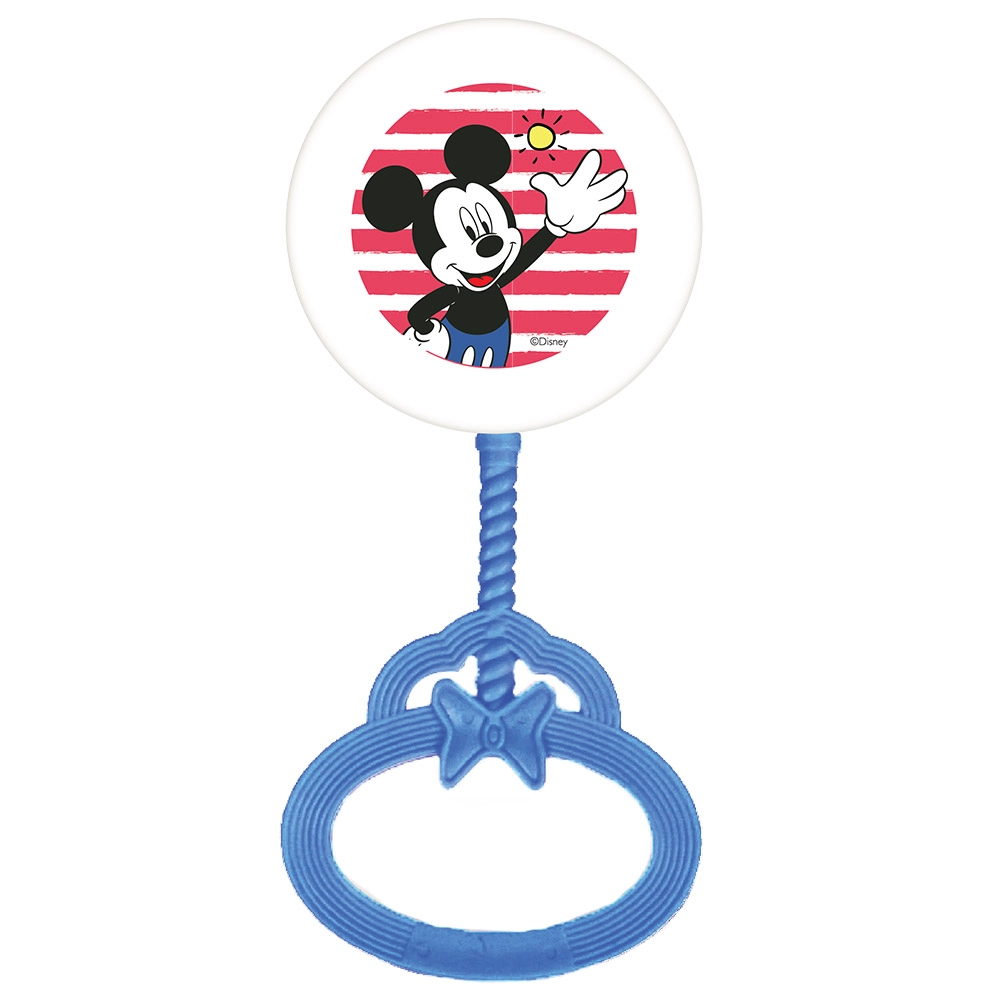Disney Mickey Mouse Baby Rattle Toy - Suitable for 0 to 18 months high-quality plastic
