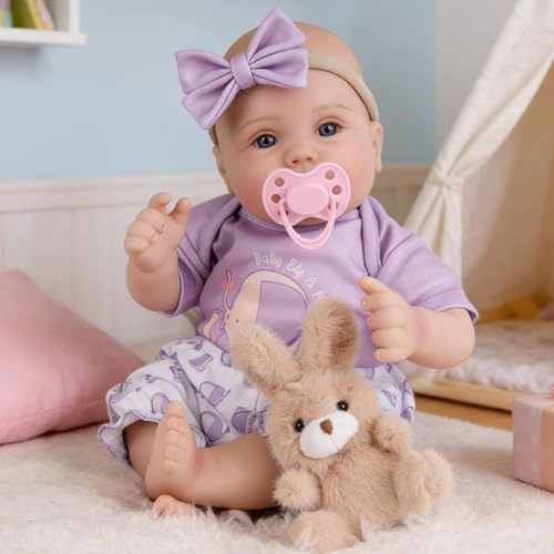 Milidool Reborn Baby Doll - 18-Inch Silicone Ages 3+