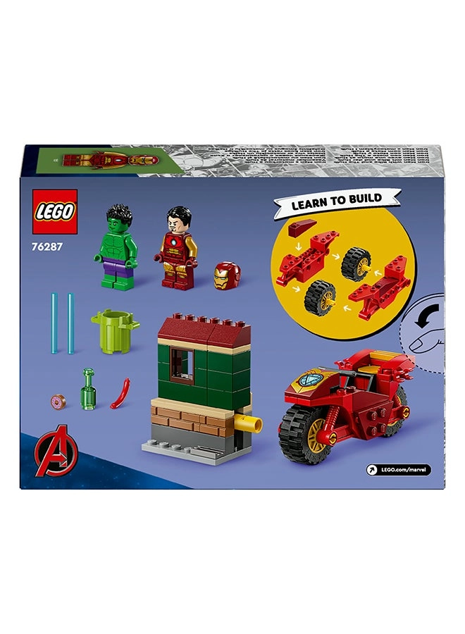 Marvel Iron Man with Bike and The Hulk (76287)