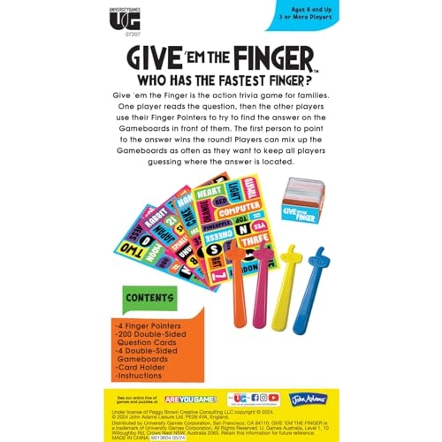 Give 'em The Finger - Action Trivia