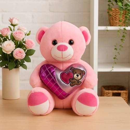 Teddy Bear 30 cm - Pink Plush