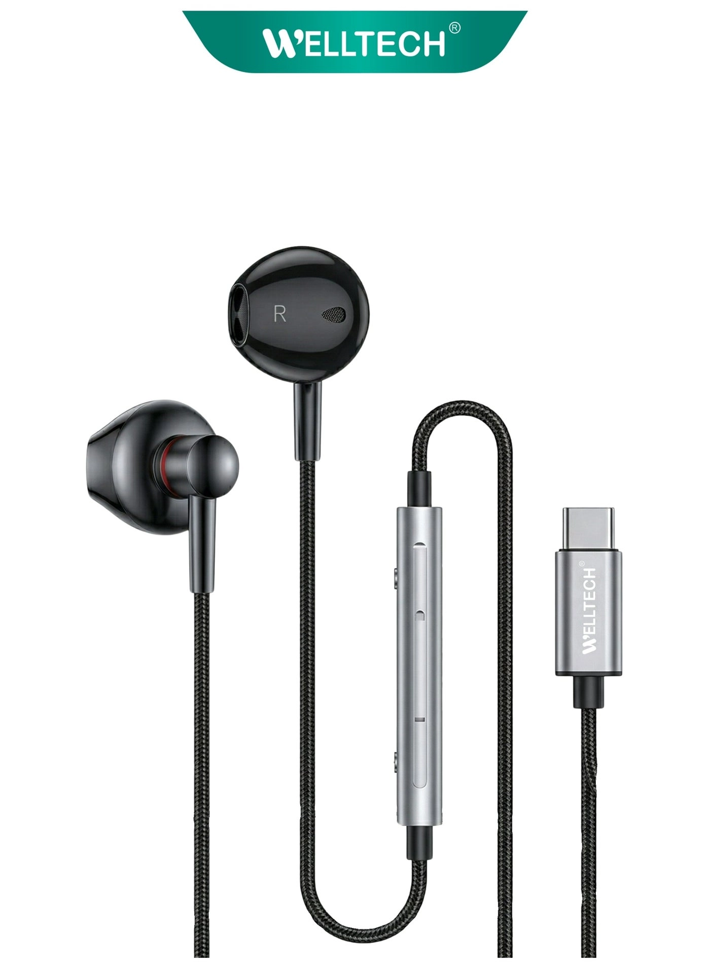 WELLTECH LIGHTENING EARPHONE Wired Earbud