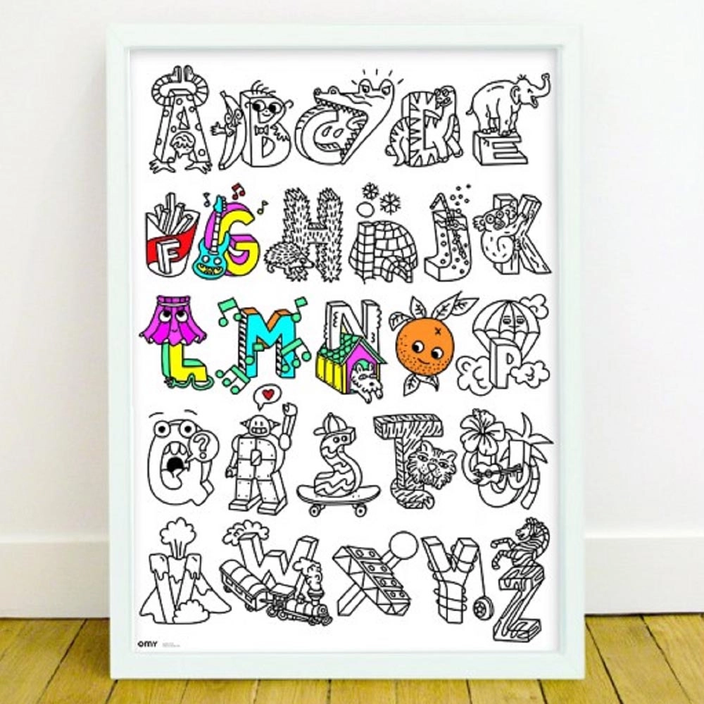 Giant Coloring Poster - 70 x 100 cm