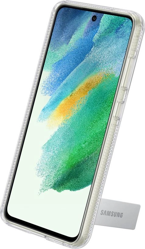 Clear Standing Cover Galaxy S21 FE - Thermoplastic Polyurethane Case