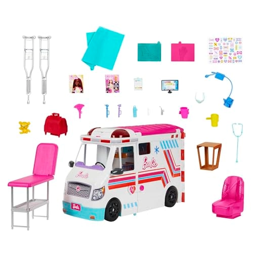 Transforming Ambulance and Clinic Playset - 20+ pcs