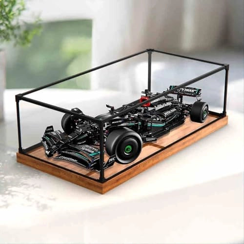 Acrylic Display Case - 70 x 30 x 20 cm White Base