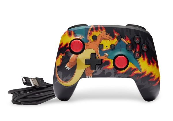Enhanced Wired Controller - Charizard Firestorm Nintendo Switch