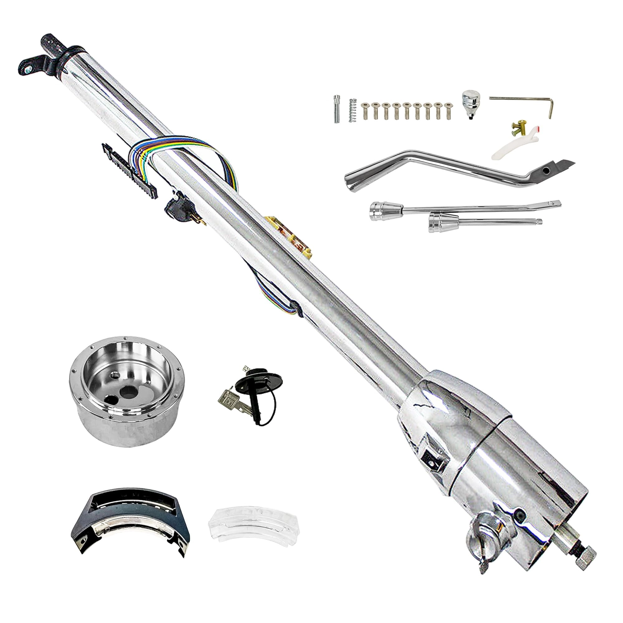 AngyMeck Tilt Steering Column - 33" Automatic Shift Key