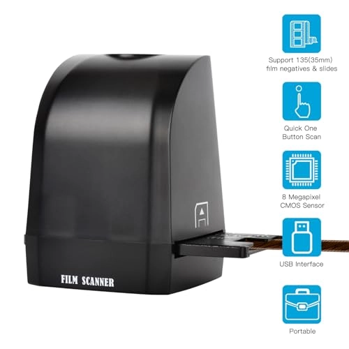 Portable Negative Film Scanner - MSDC: USB 2.0 (high speed)