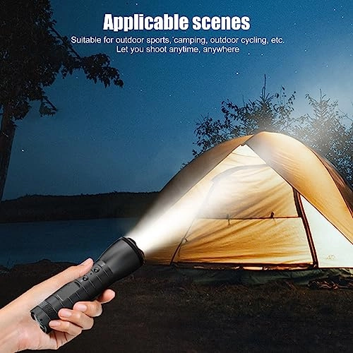 Flashlight Video Camera - 1080P 120° Wide Angle 2200mAh