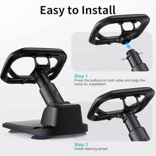 Steering Wheel Racing Wheel - PS5/PS5 Elite Controllers