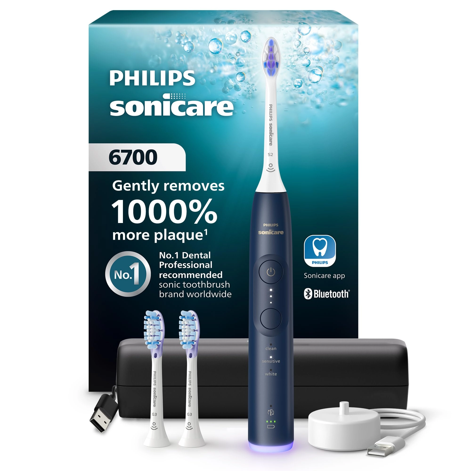 Philips Sonicare 6700 - Rechargeable Toothbrush Navy