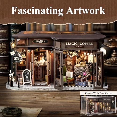DIY Miniature Dollhouse Kit - Magic Coffee 1:24 scale