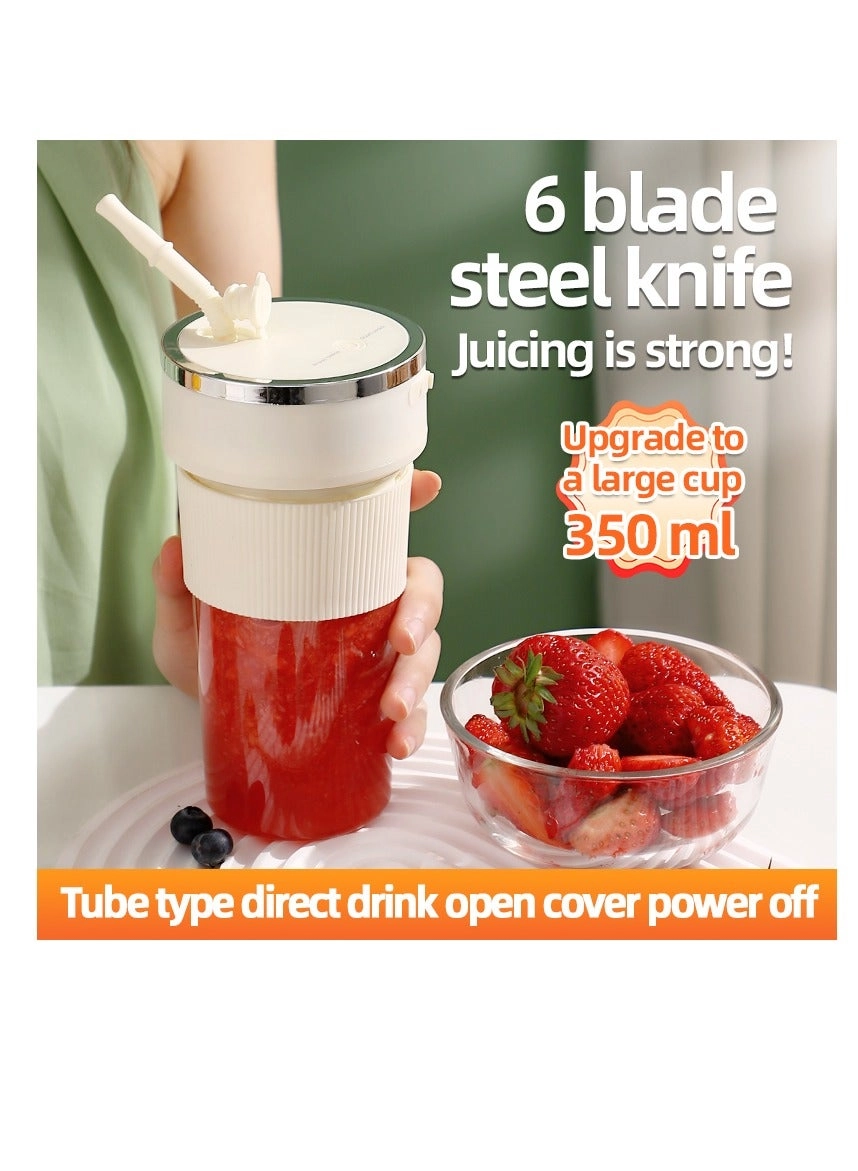 K1 - Portable Blender USB Rechargeable Silicone Straw