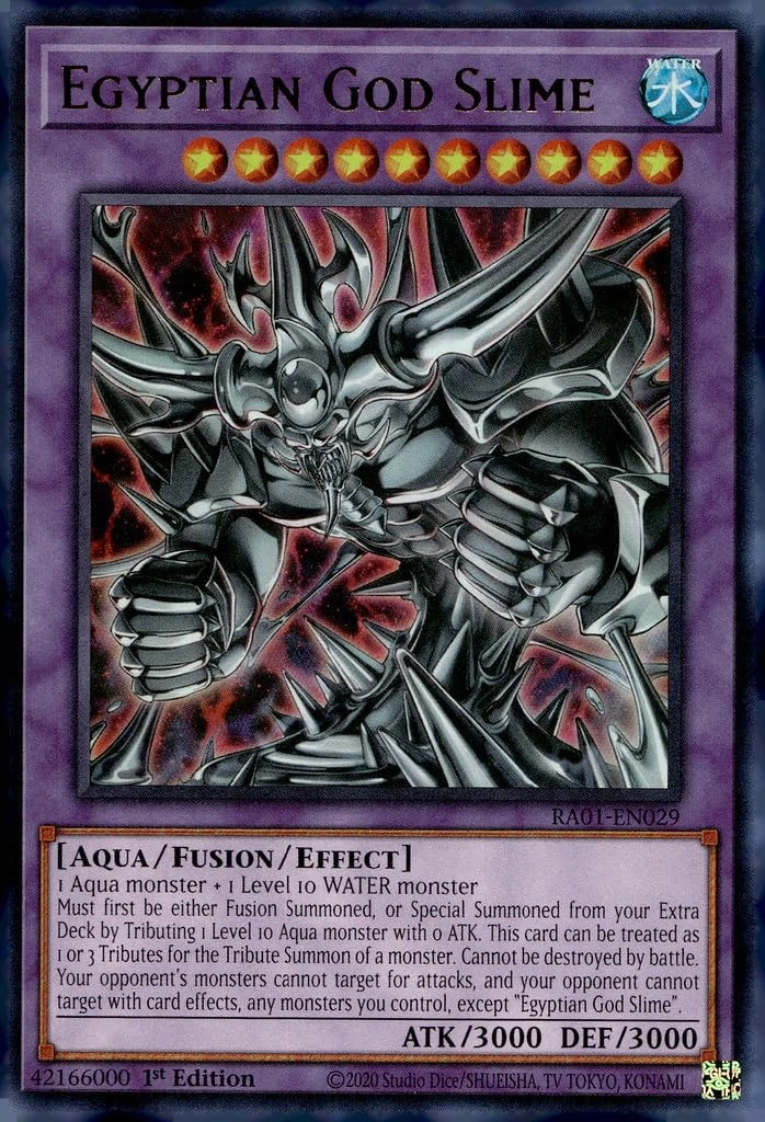 Yu-Gi-Oh! Egyptian God Slime RA01-EN029 - English 1st Edition