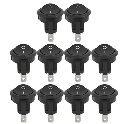 Rocker Switch - 10 pcs 23mm 3-Pin 2-Position