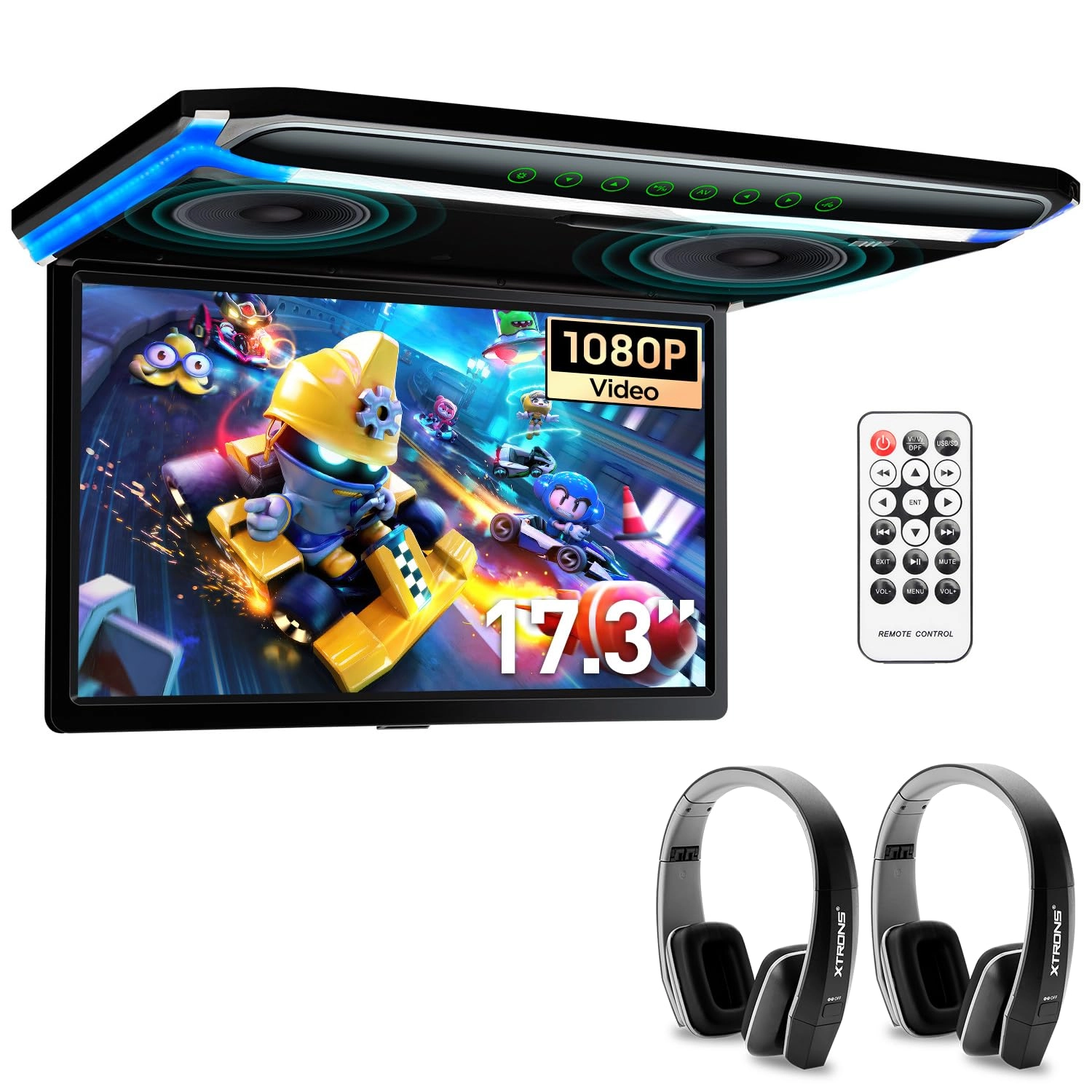 Xtrons CM173HD+DWH005x2 - 17.3 Inch
