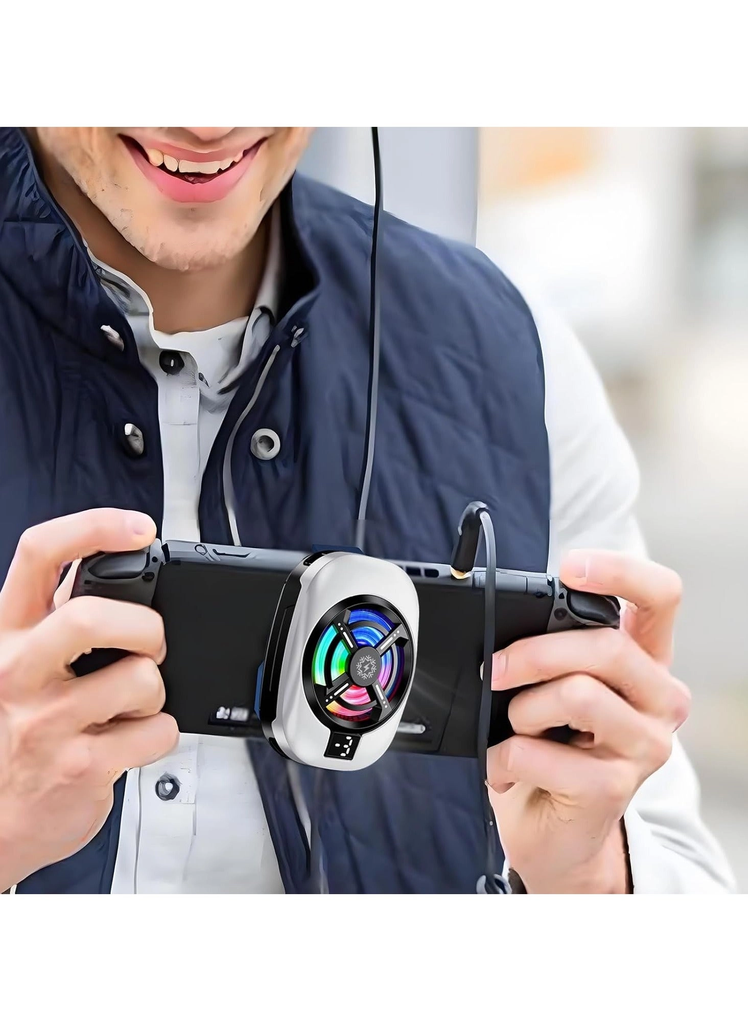 Mobile Cooler - Back Clip 3-Speed for iPhone & Android