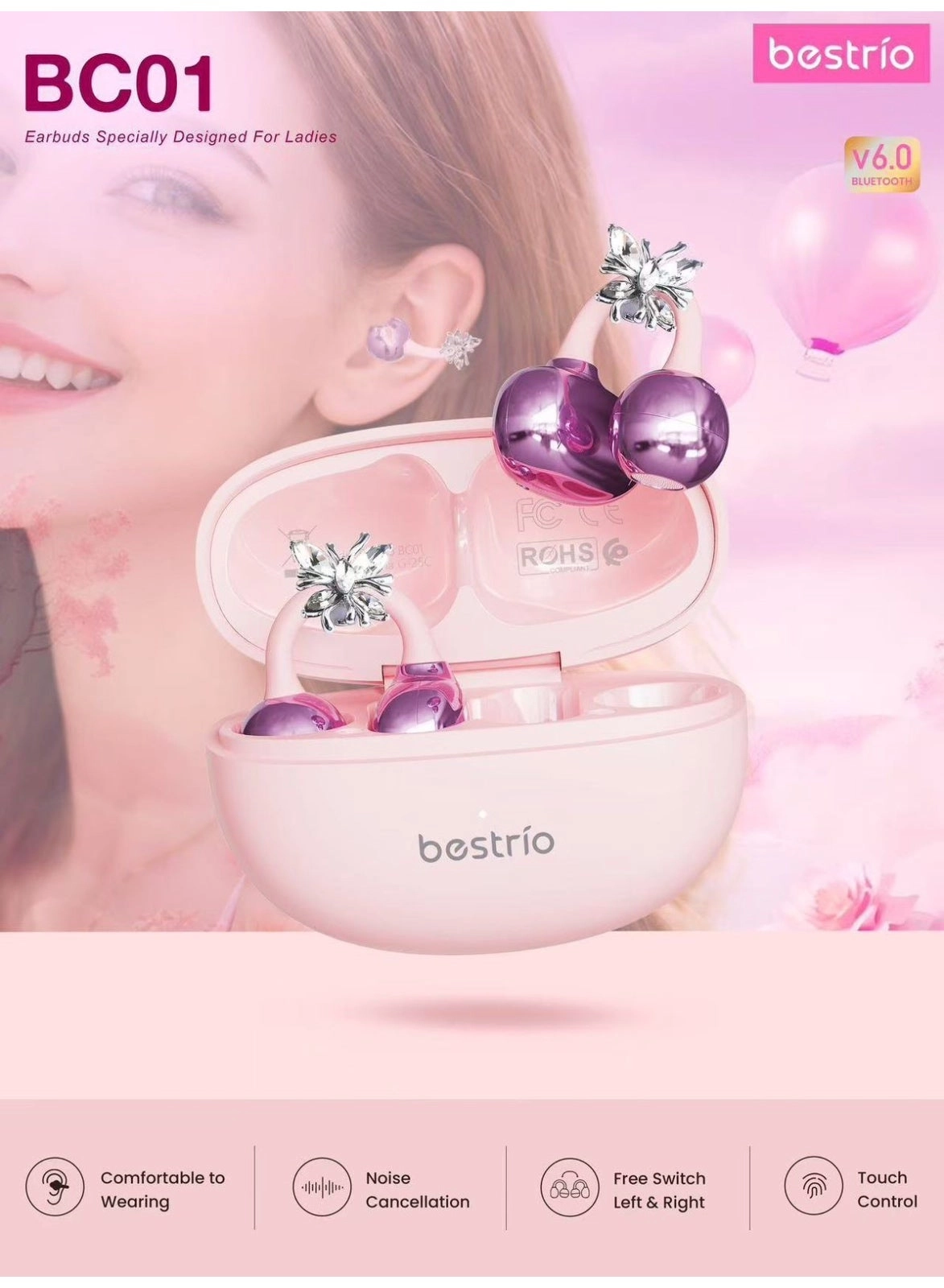 BC01 Wireless Headphone