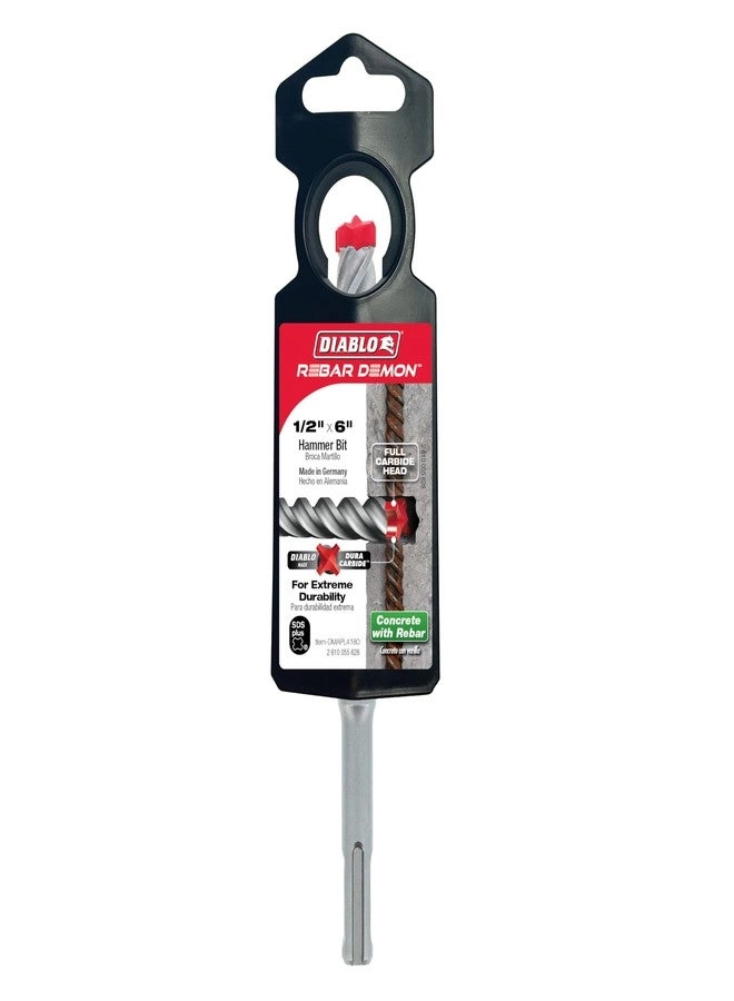 Rebar Demon - Full Carbide Head 1/2" Diameter