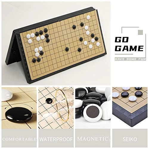 Go Game Set - 15 Inch Magnetic Folding