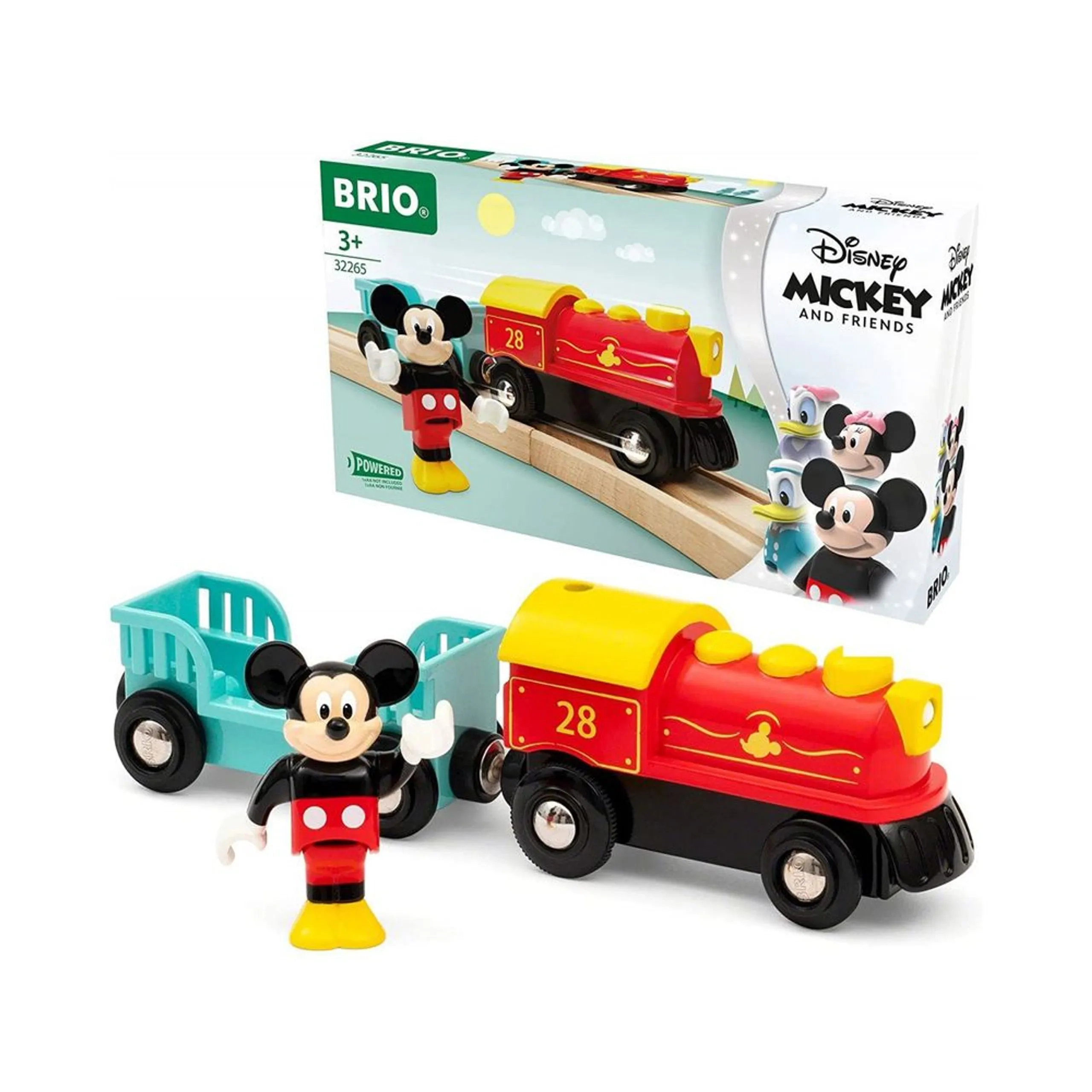 BRIO Mickey Mouse Battery Train - 3 pcs