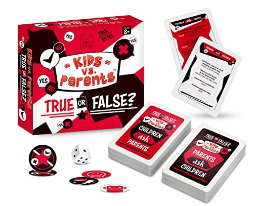 Kids vs Parents: True or False - Card Game