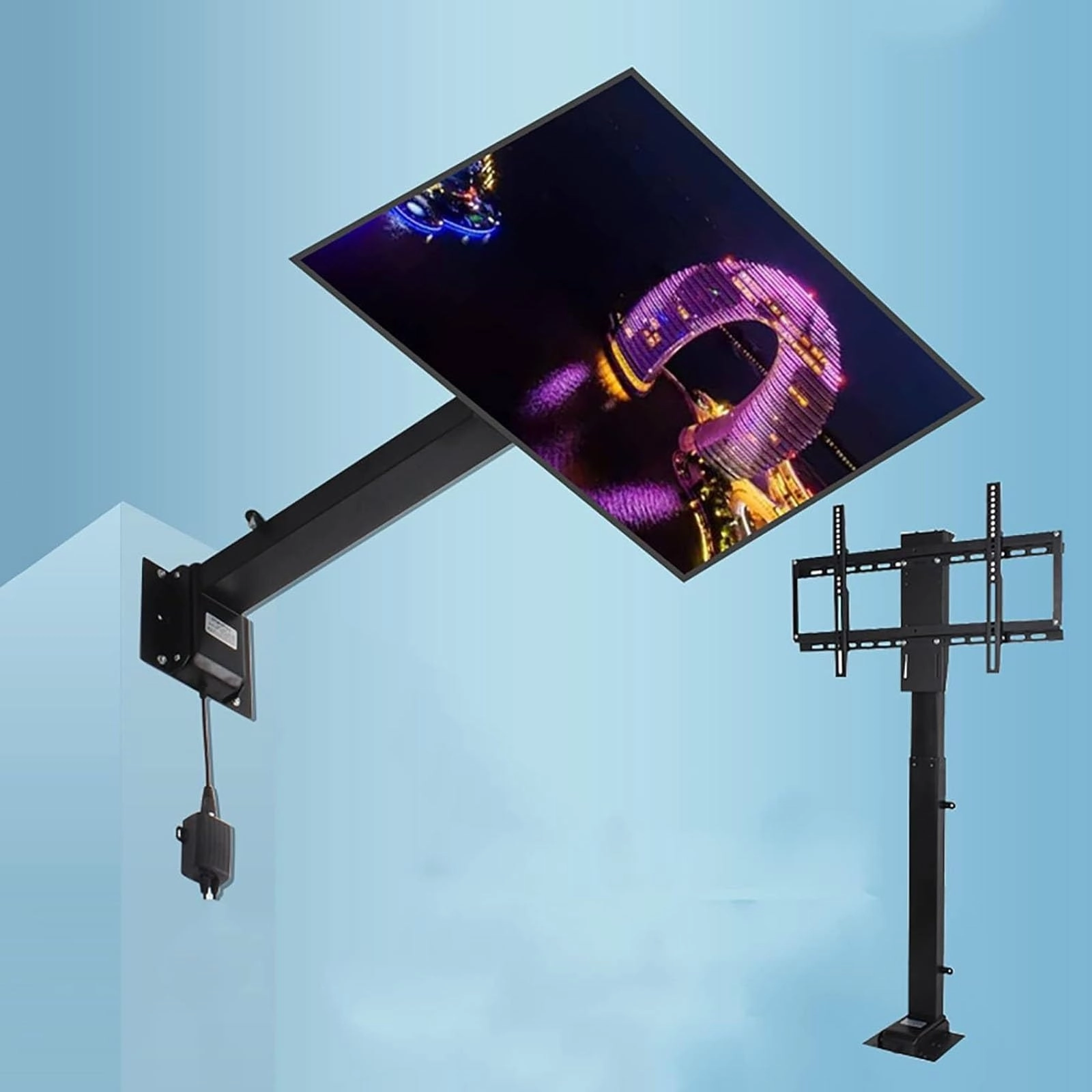 KTZSHT Electric Tv Ceiling Mount - 60kg 26-60inch