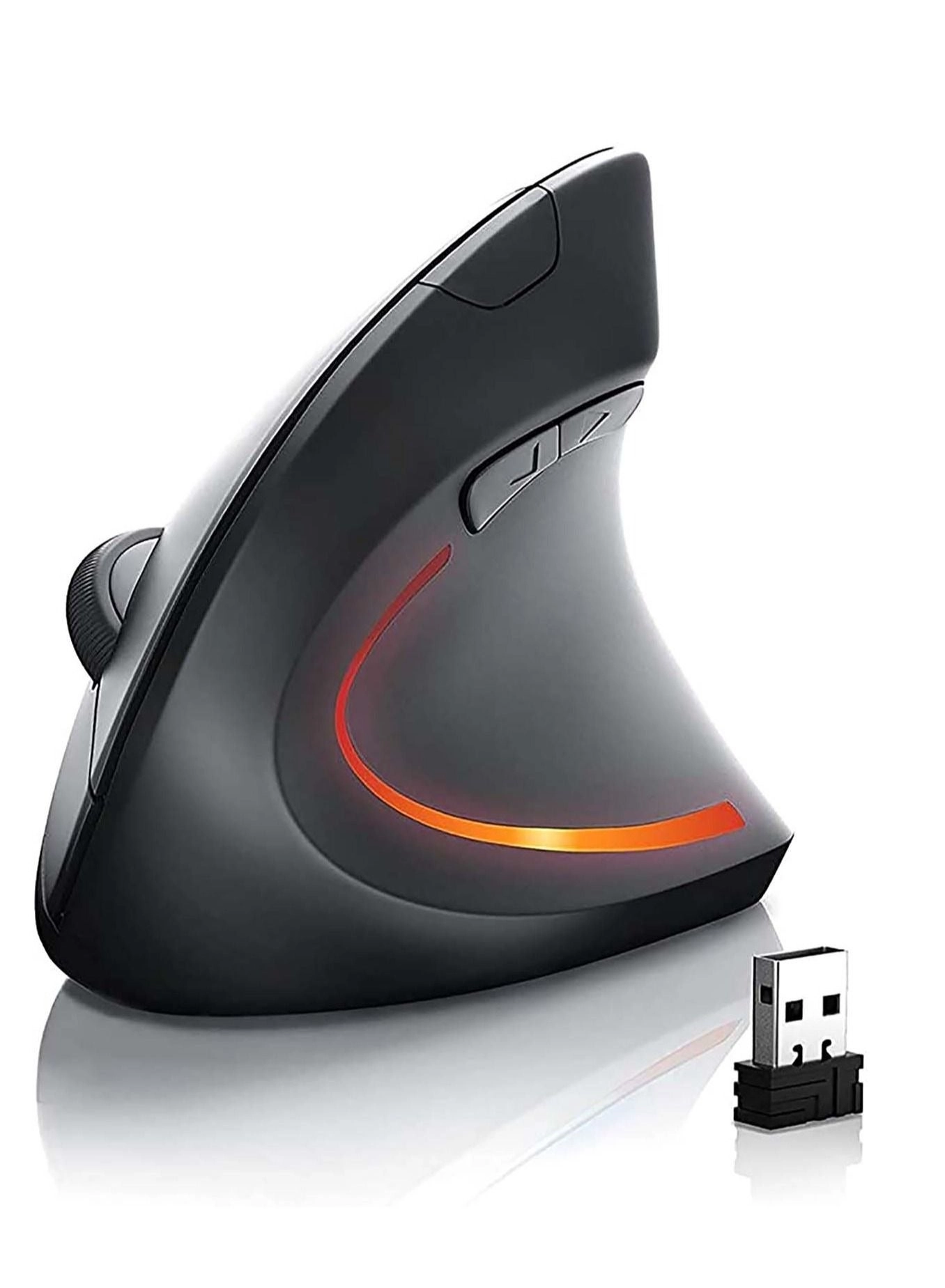 Captaintech Vertical Ergonomic Mouse - Wireless