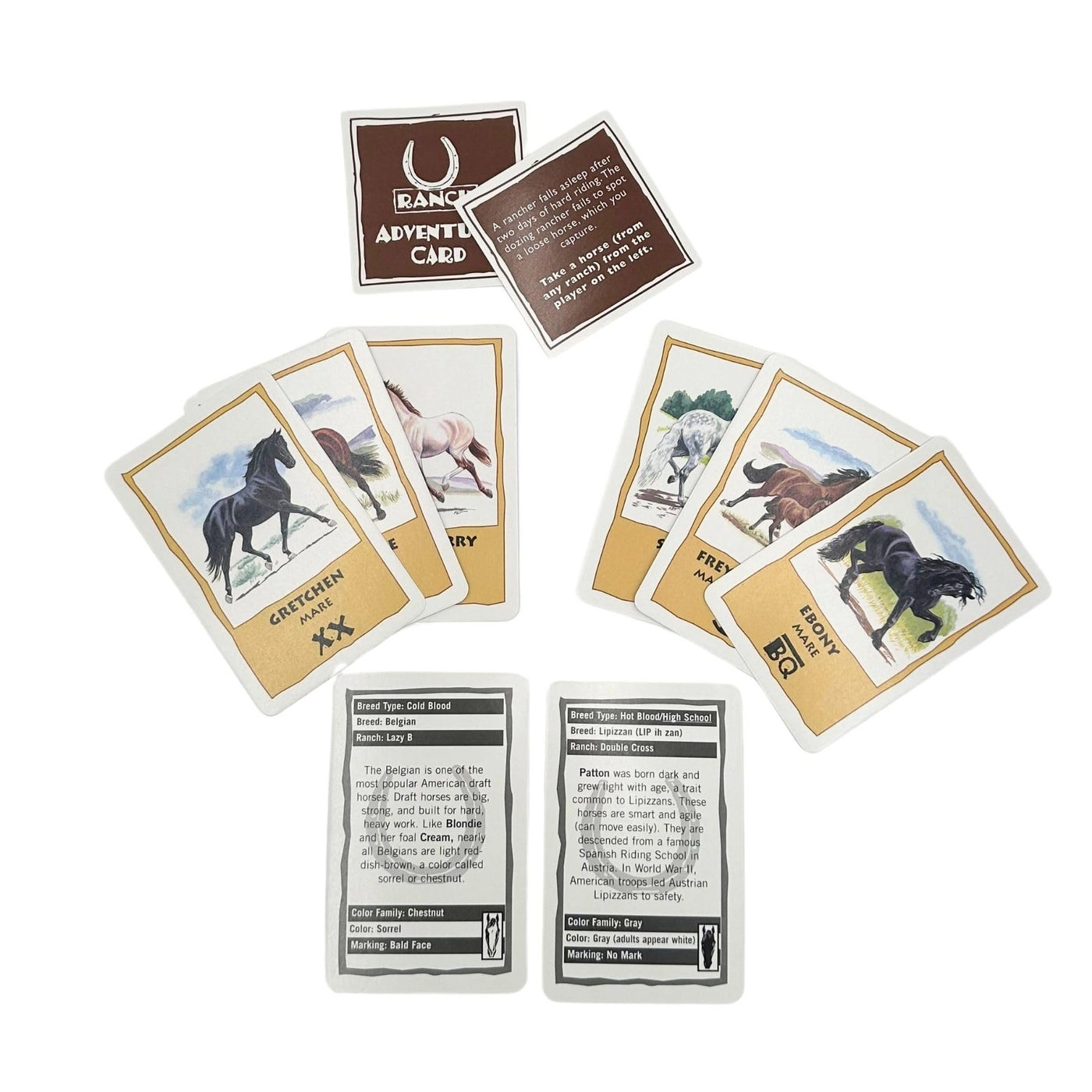 Herd Your Horses - four horse playing pieces Ages 8
