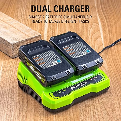 24V Brushless Drill/Driver - 2×2.0Ah(USB Battery) 2800 RPM