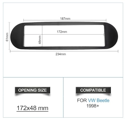 ONE Din Fascia - Beetle 1998-up