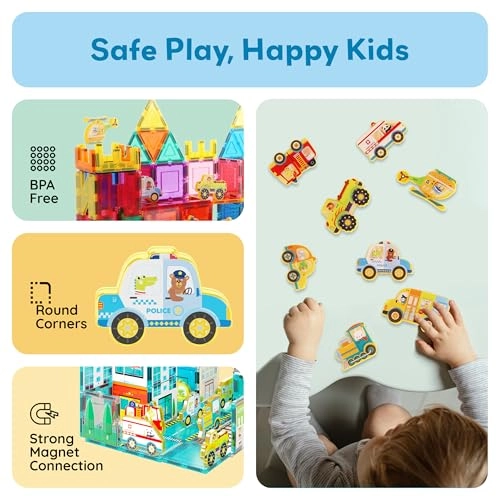 Magnet Building Blocks - 8pcs Metro