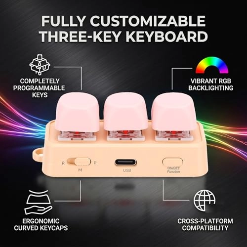 3 Key Keypad - Wired/Wireless