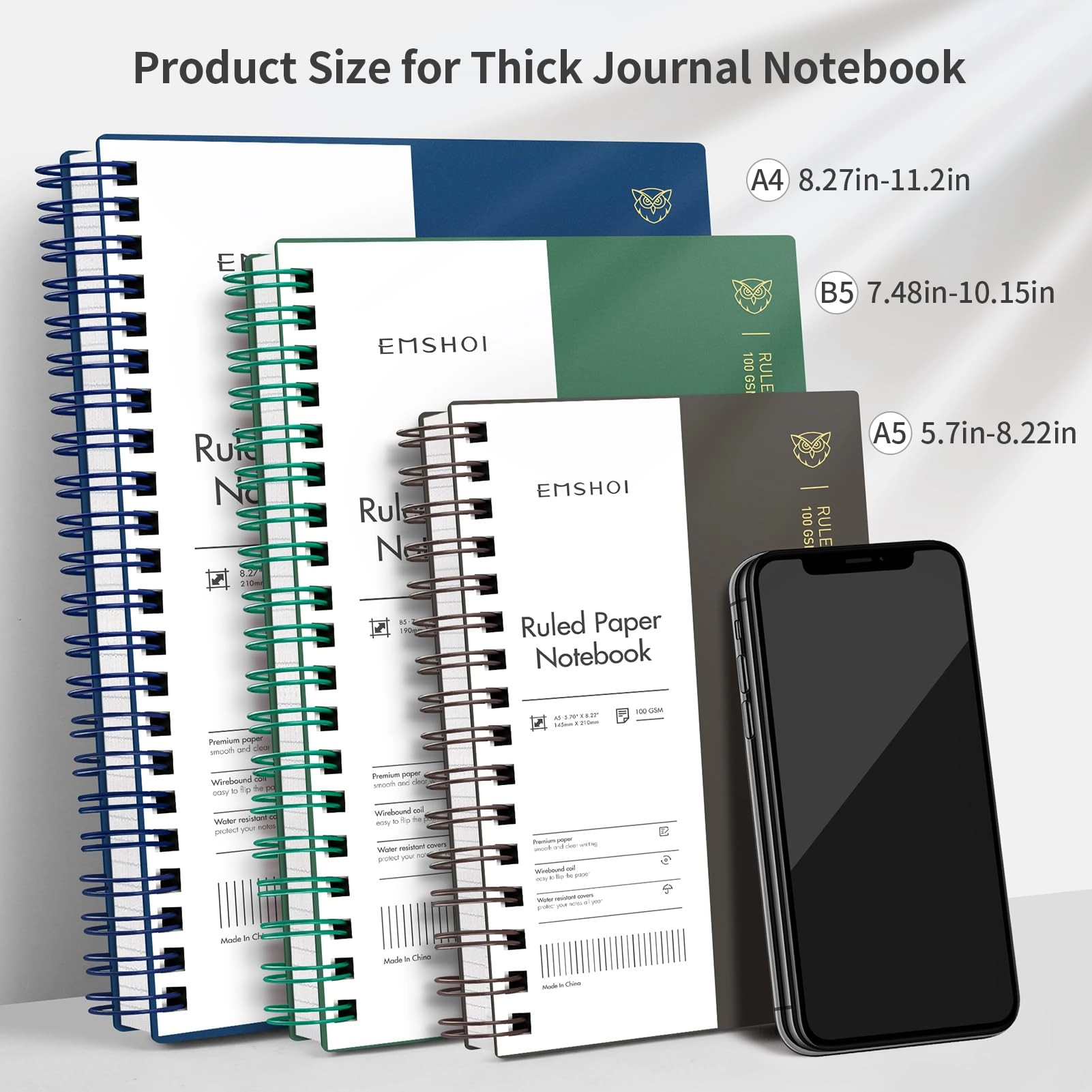 Notebook B5 Spiral - Lined 150 Sheets