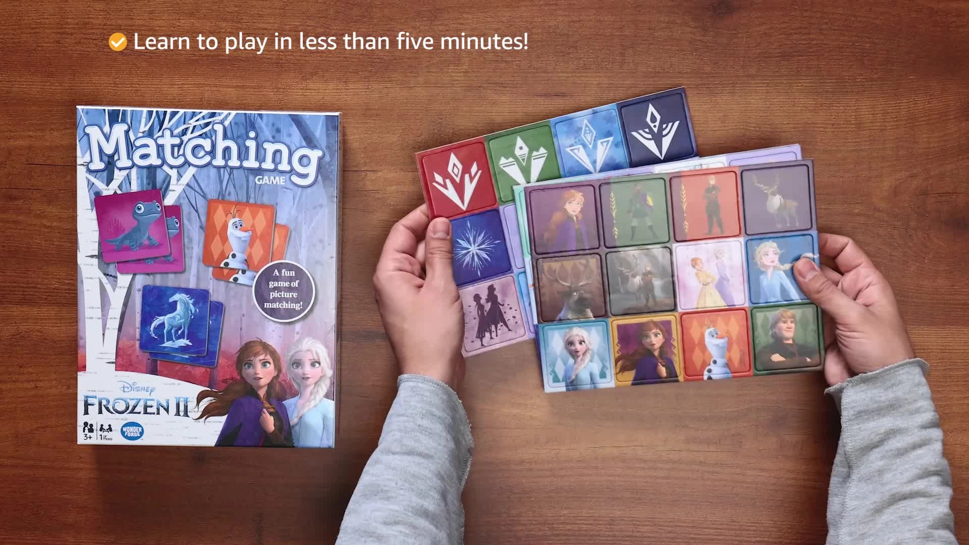 Frozen 2 Matching Game, - 3 years and up 72 pieces