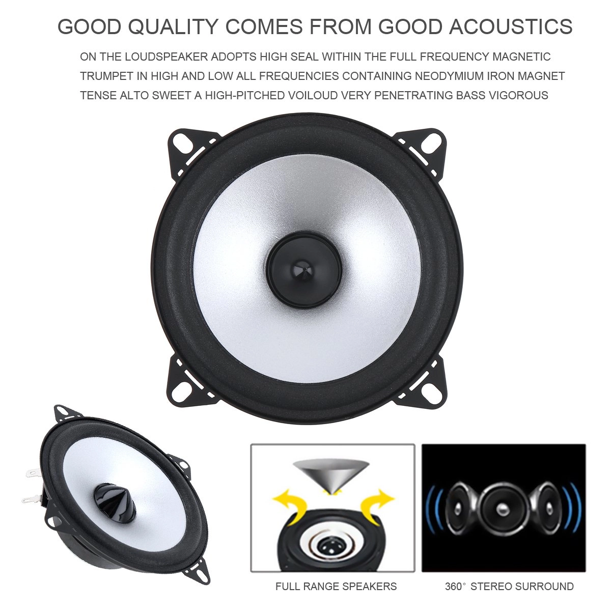 8523719170 - 4 Inches Coaxial