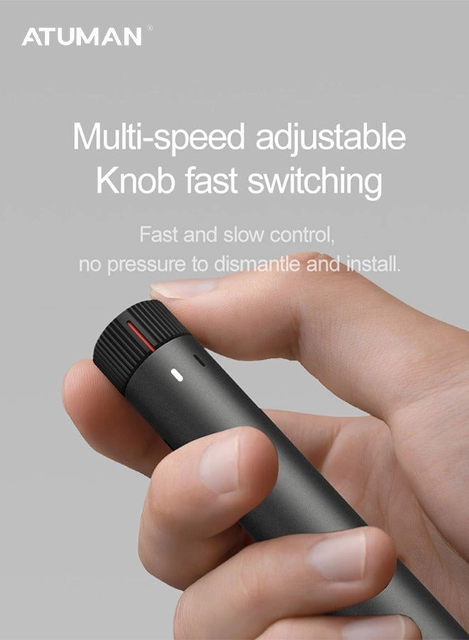 E2 - Mini Precision Electric Screwdriver 25 Bits Rechargeable